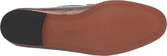 Custom design Heel Black Toe Slip Stacked Edelman Amethyst Loraine Local shipping Sam Almond Wide On Loafers