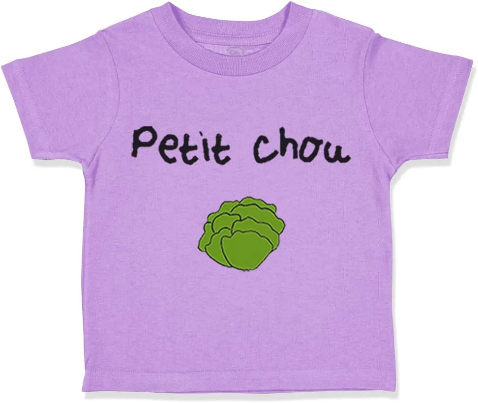 Cute Rascals Toddler T-Shirt French Petit Chou Little Cabbage Cotton French Cabbage Clothes
