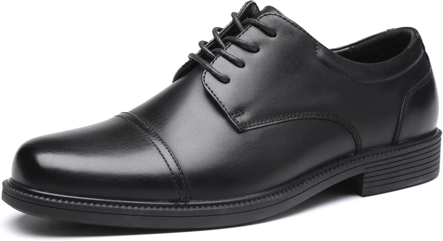 DECARSDZ Mens Classic Formal Oxford Lace-up Patent Leather Tuxedo Wedding Business Dress Shoes