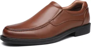 DECARSDZ Mens Faux Patent Leather Tuxedo Classic Formal Loafers Dress Shoes