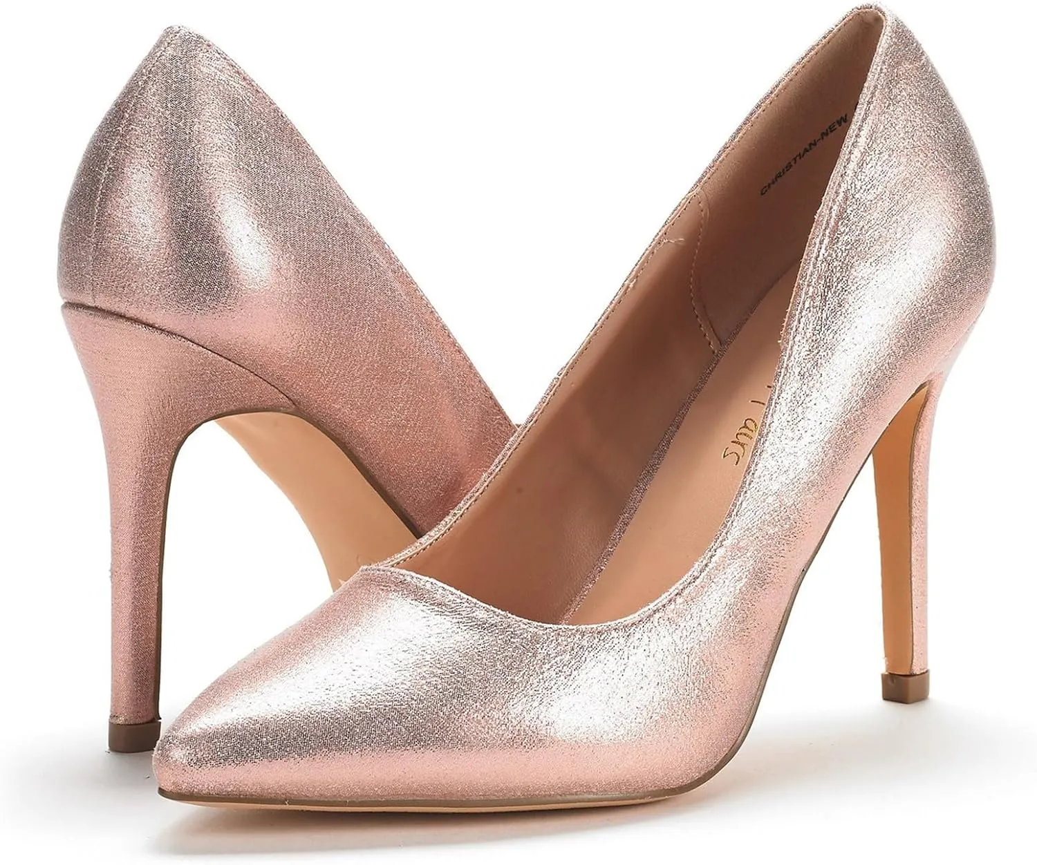 DREAM PAIRS Women's Closed Toe High Heels Dress Pointed Toe Wedding Pump Shoes