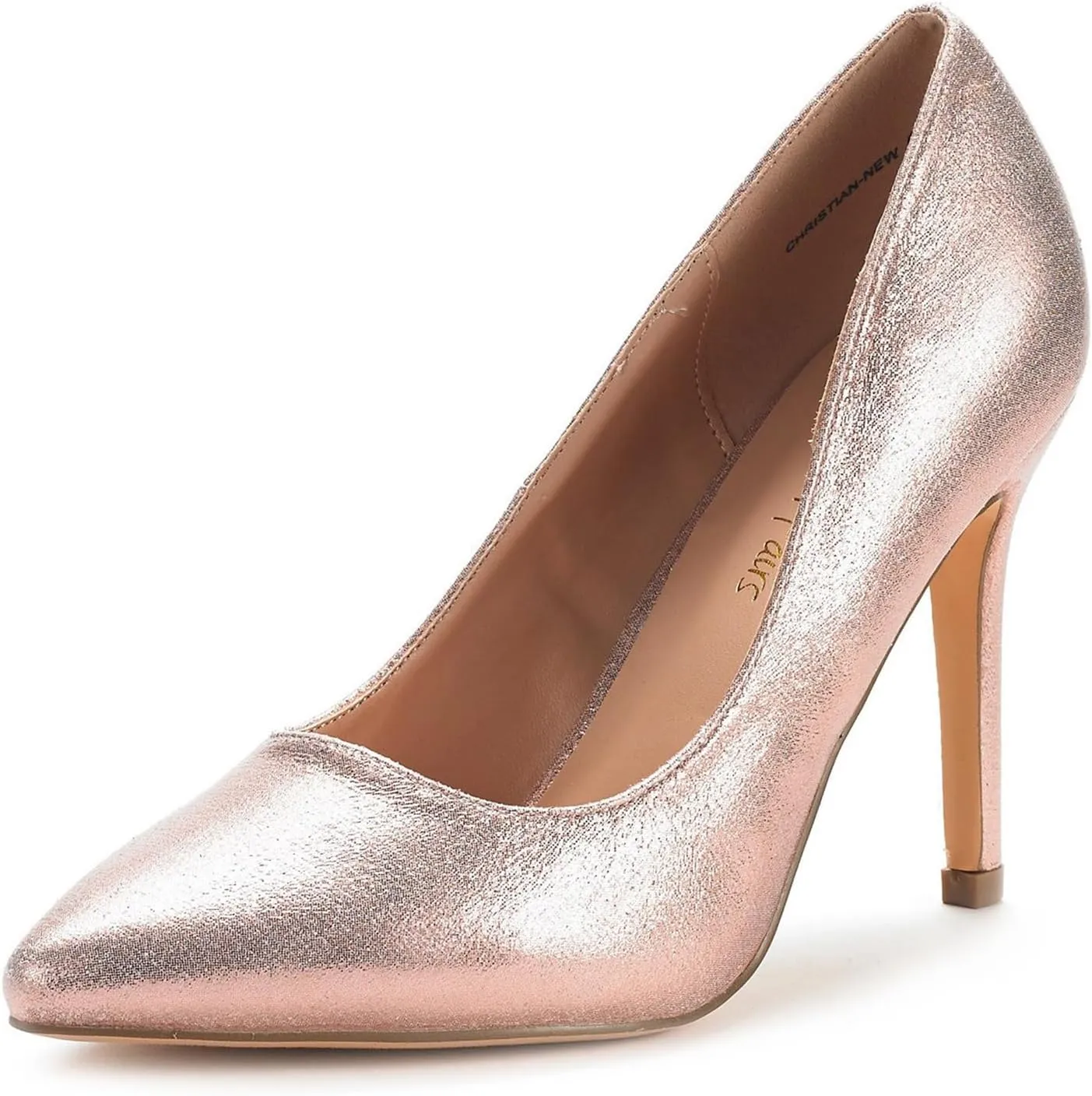 DREAM PAIRS Women's Closed Toe High Heels Dress Pointed Toe Wedding Pump Shoes