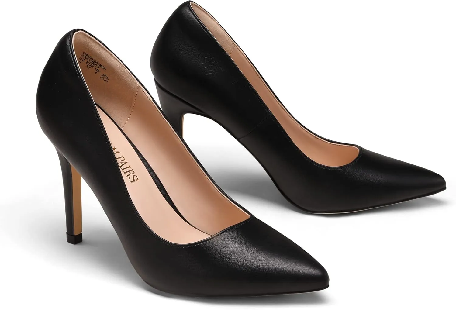 DREAM PAIRS Women's Closed Toe High Heels Dress Pointed Toe Wedding Pump Shoes