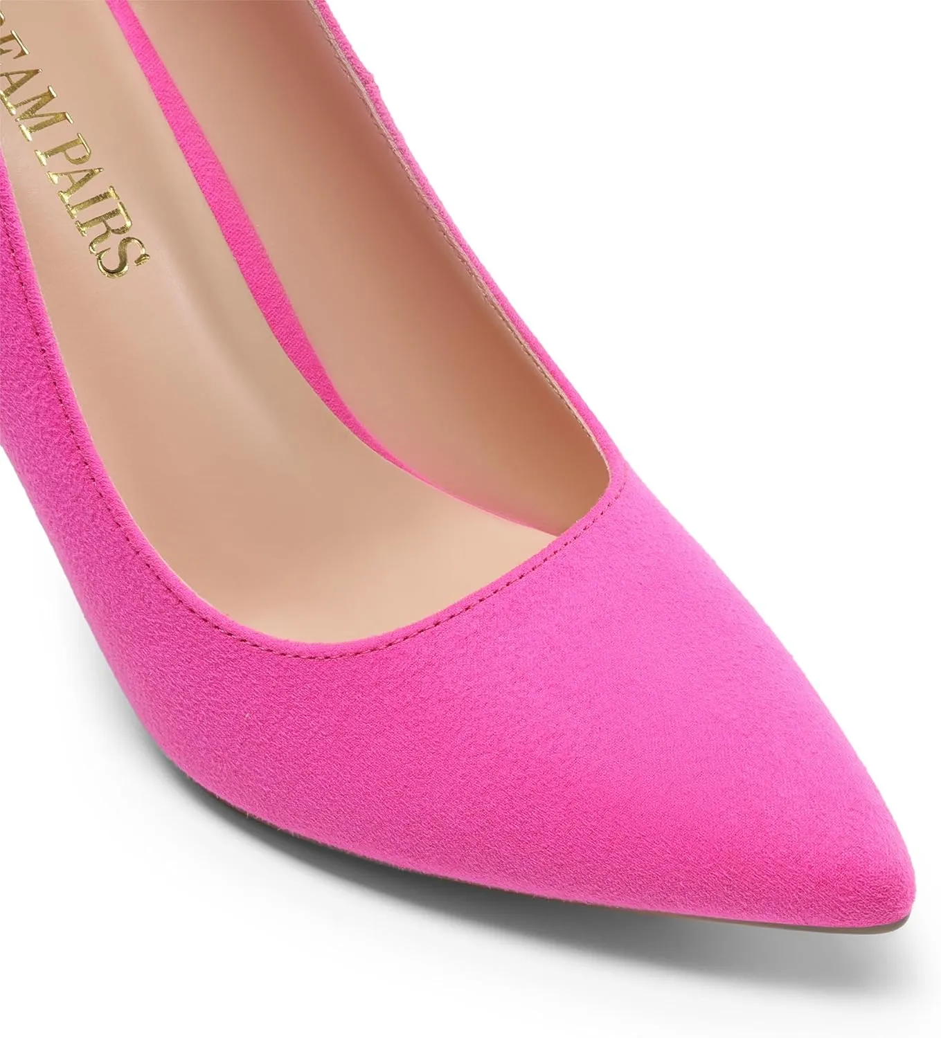 DREAM PAIRS Women's Closed Toe High Heels Dress Pointed Toe Wedding Pump Shoes