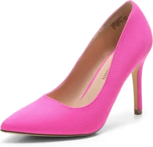 DREAM PAIRS Women's Closed Toe High Heels Dress Pointed Toe Wedding Pump Shoes