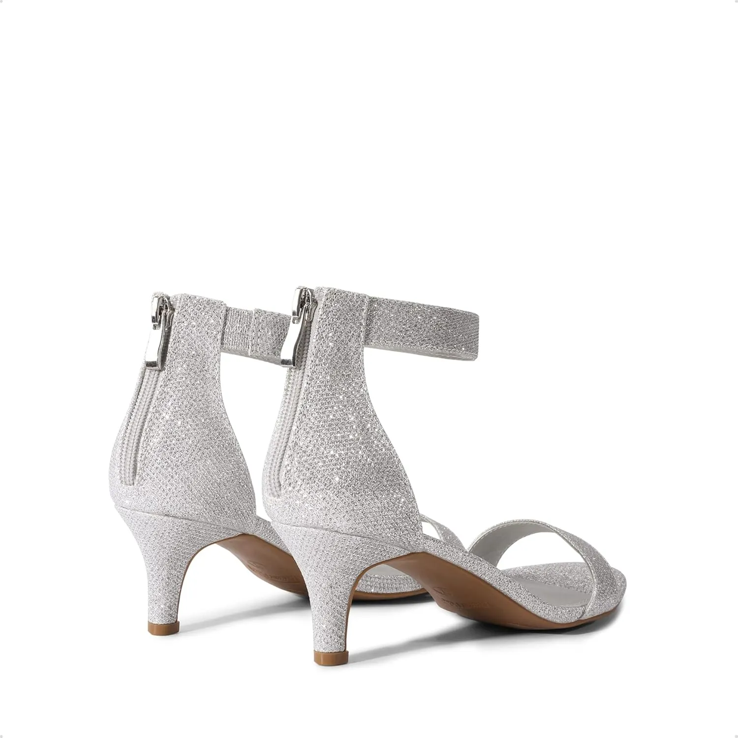 DREAM PAIRS Women's Fiona Fashion Stilettos Open Toe Pump Heeled Sandals