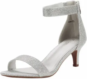DREAM PAIRS Women's Fiona Fashion Stilettos Open Toe Pump Heeled Sandals