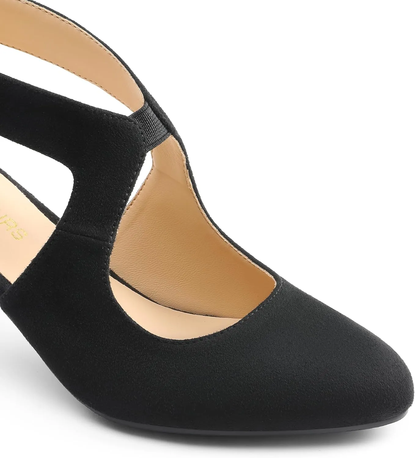 DREAM PAIRS Women's Pumps Closed Pointed Toe Kitten Heels Elegant Party Wedding Dress Shoes for Women