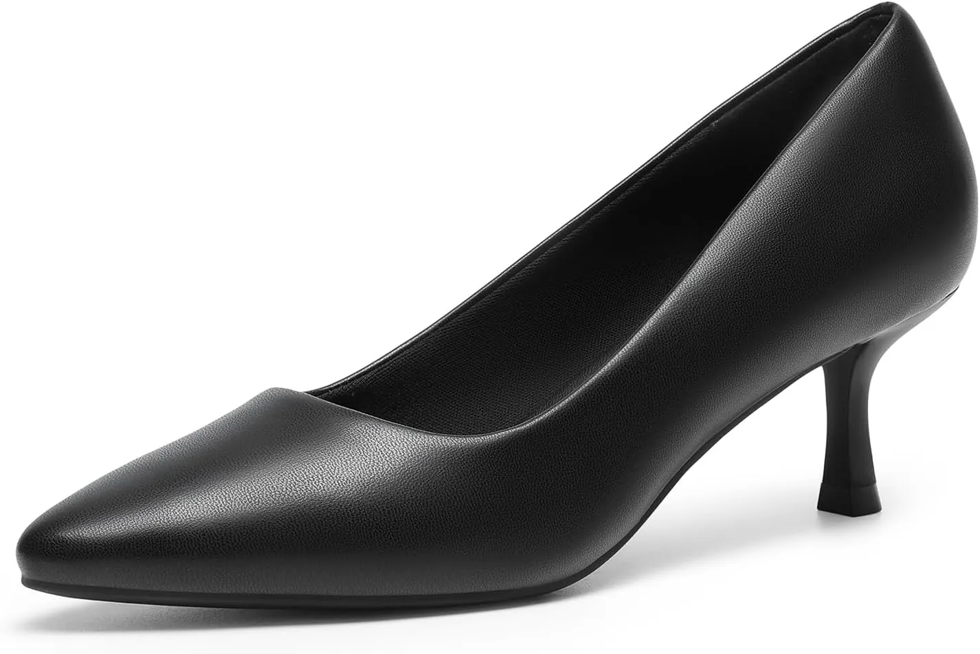 DREAM PAIRS Women's Pumps Closed Toe Pointed Toe Kitten Heels for Women Party Dance Wedding Dress Shoes for Women