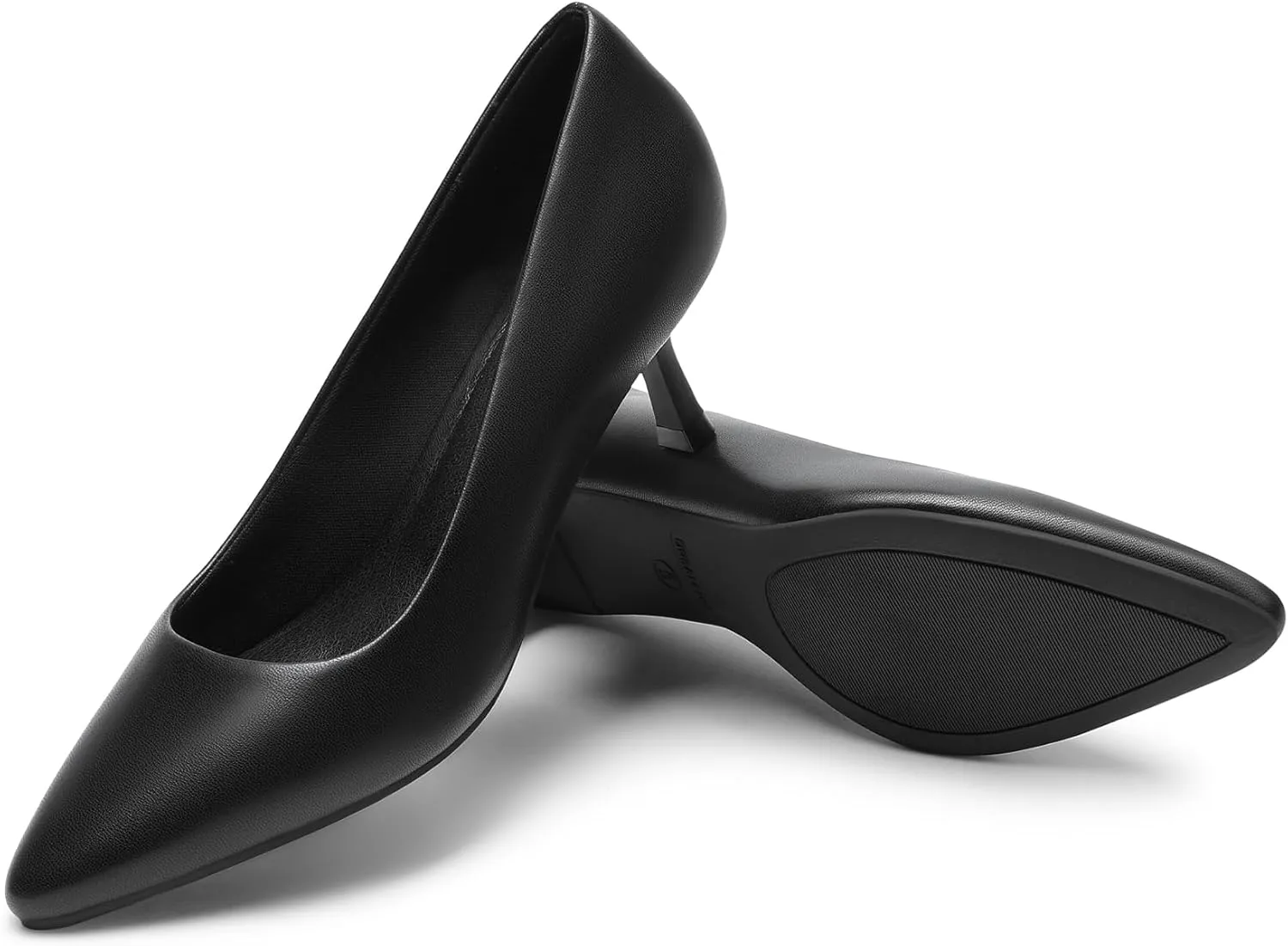DREAM PAIRS Women's Pumps Closed Toe Pointed Toe Kitten Heels for Women Party Dance Wedding Dress Shoes for Women