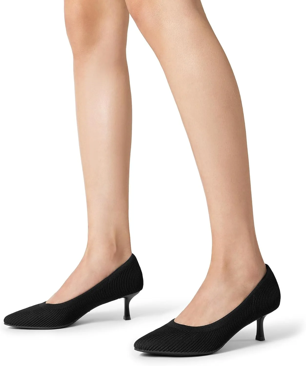 DREAM PAIRS Women's Pumps Closed Toe Pointed Toe Kitten Heels for Women Party Dance Wedding Dress Shoes for Women