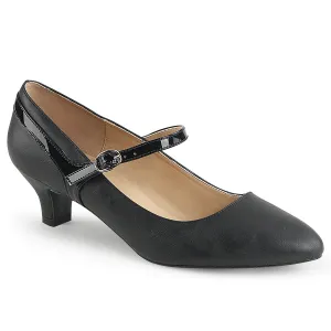 FAB-425 - Blk Faux Leather-Pat
