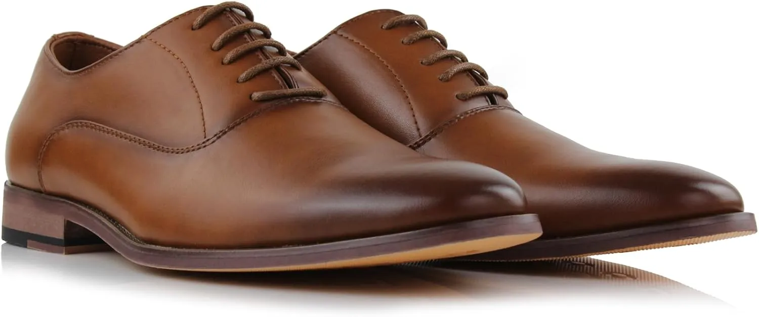 Ferro Aldo Classic Men's Classic Formal Oxford Round Toe Dress Shoes