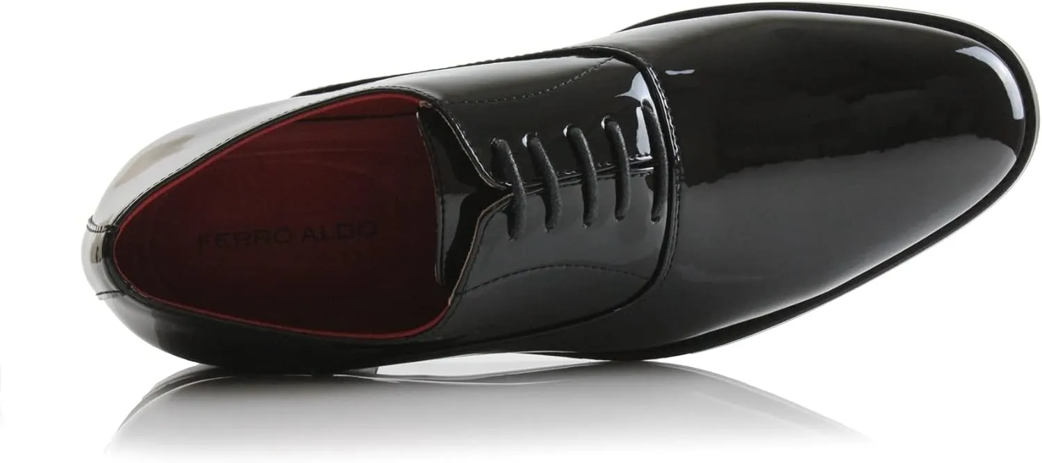 Ferro Aldo Classic Men's Classic Formal Oxford Round Toe Dress Shoes