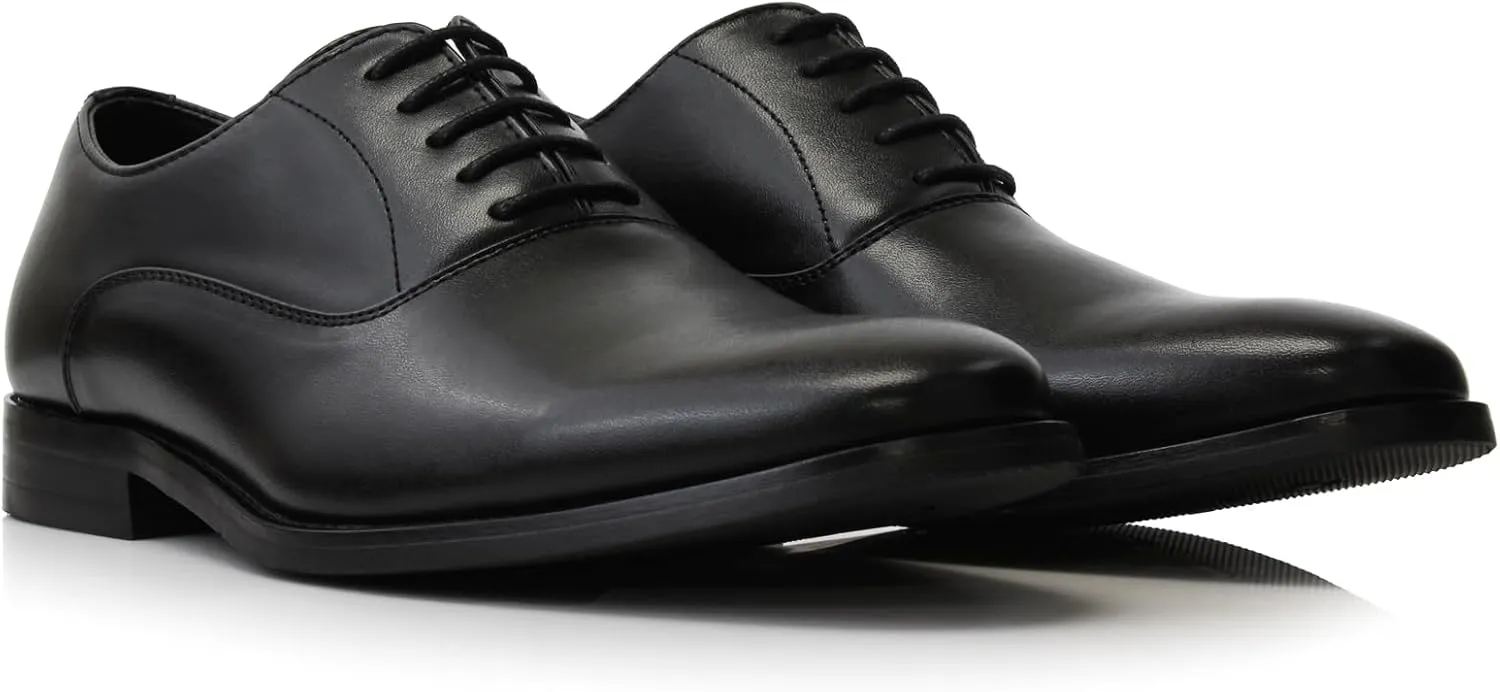 Ferro Aldo Classic Men's Classic Formal Oxford Round Toe Dress Shoes
