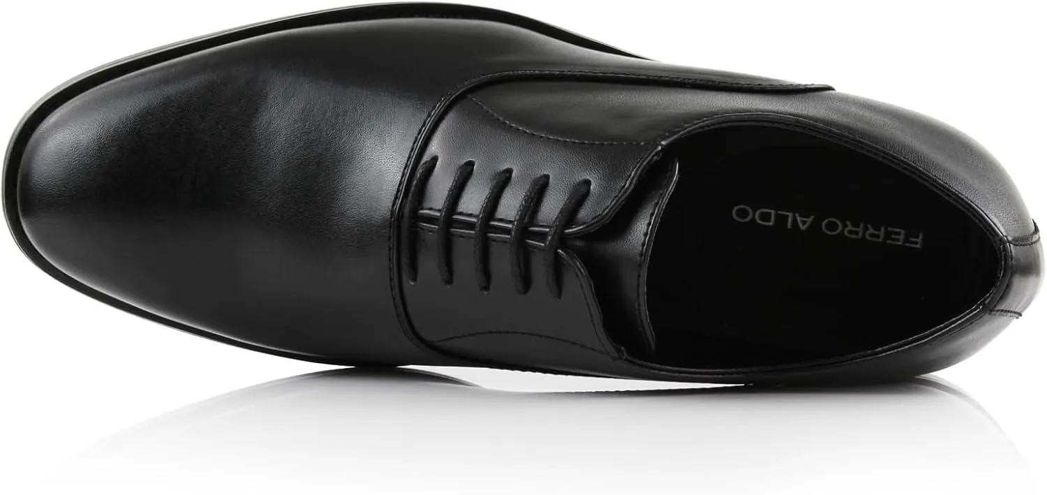 Ferro Aldo Classic Men's Classic Formal Oxford Round Toe Dress Shoes