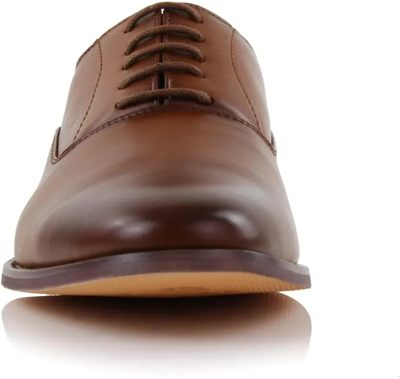 Ferro Aldo Classic Men's Classic Formal Oxford Round Toe Dress Shoes