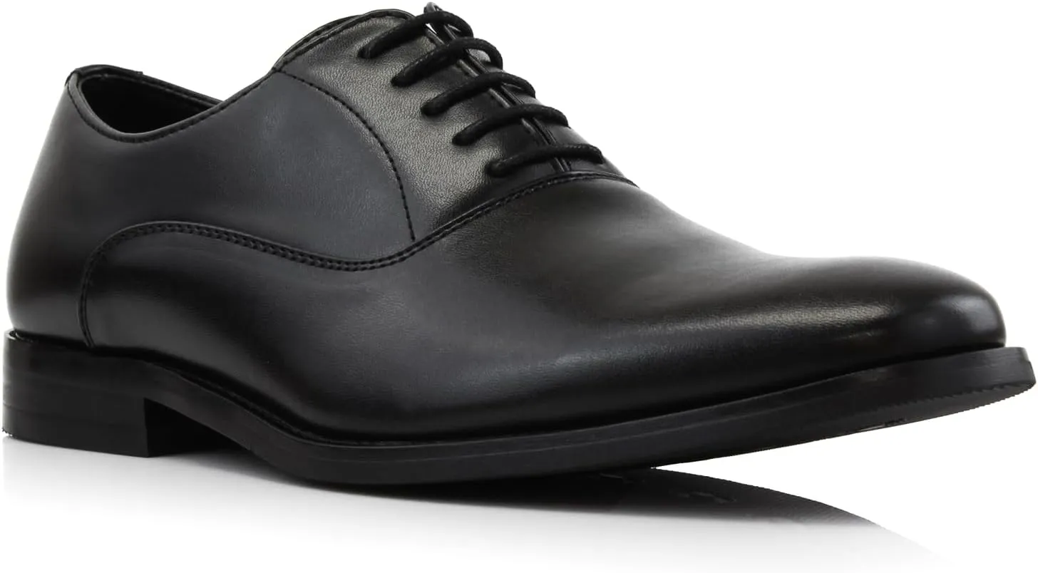 Ferro Aldo Classic Men's Classic Formal Oxford Round Toe Dress Shoes