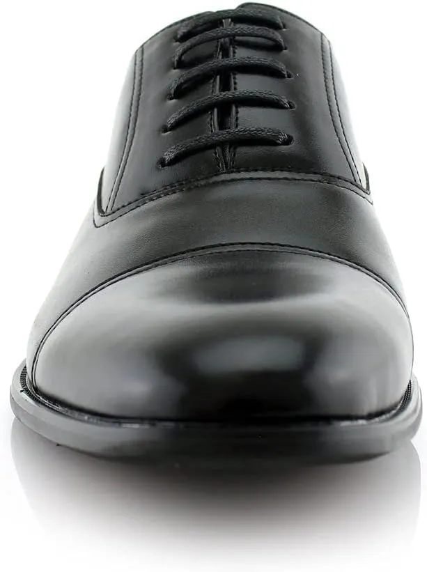 Ferro Aldo Men’s Classic Vegan Leather Lace-Up Oxford Formal Dress Shoes