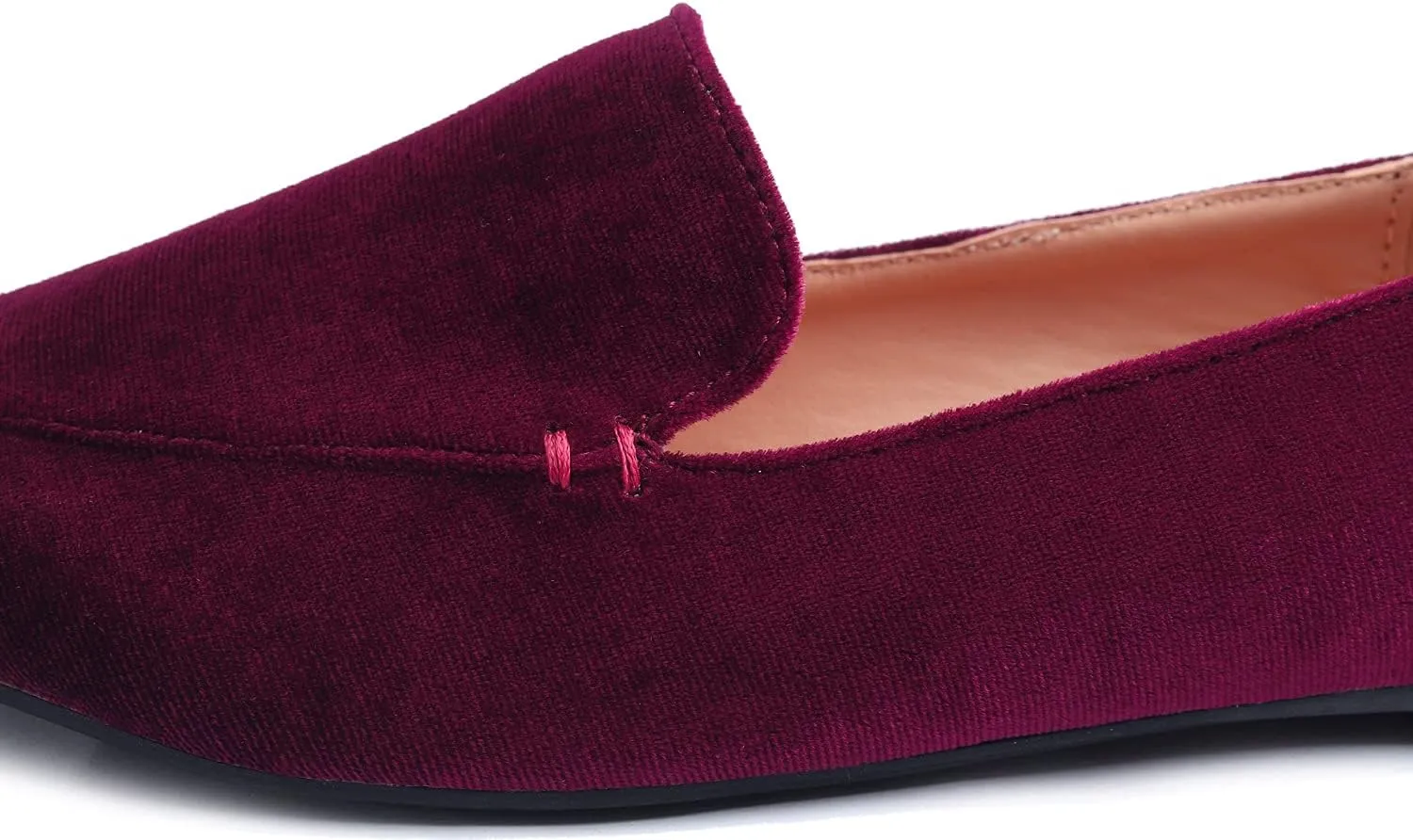 FEVERSOLE Women's Loafer Flat Pointed Fashion Slip On Comfort Driving Office Shoes