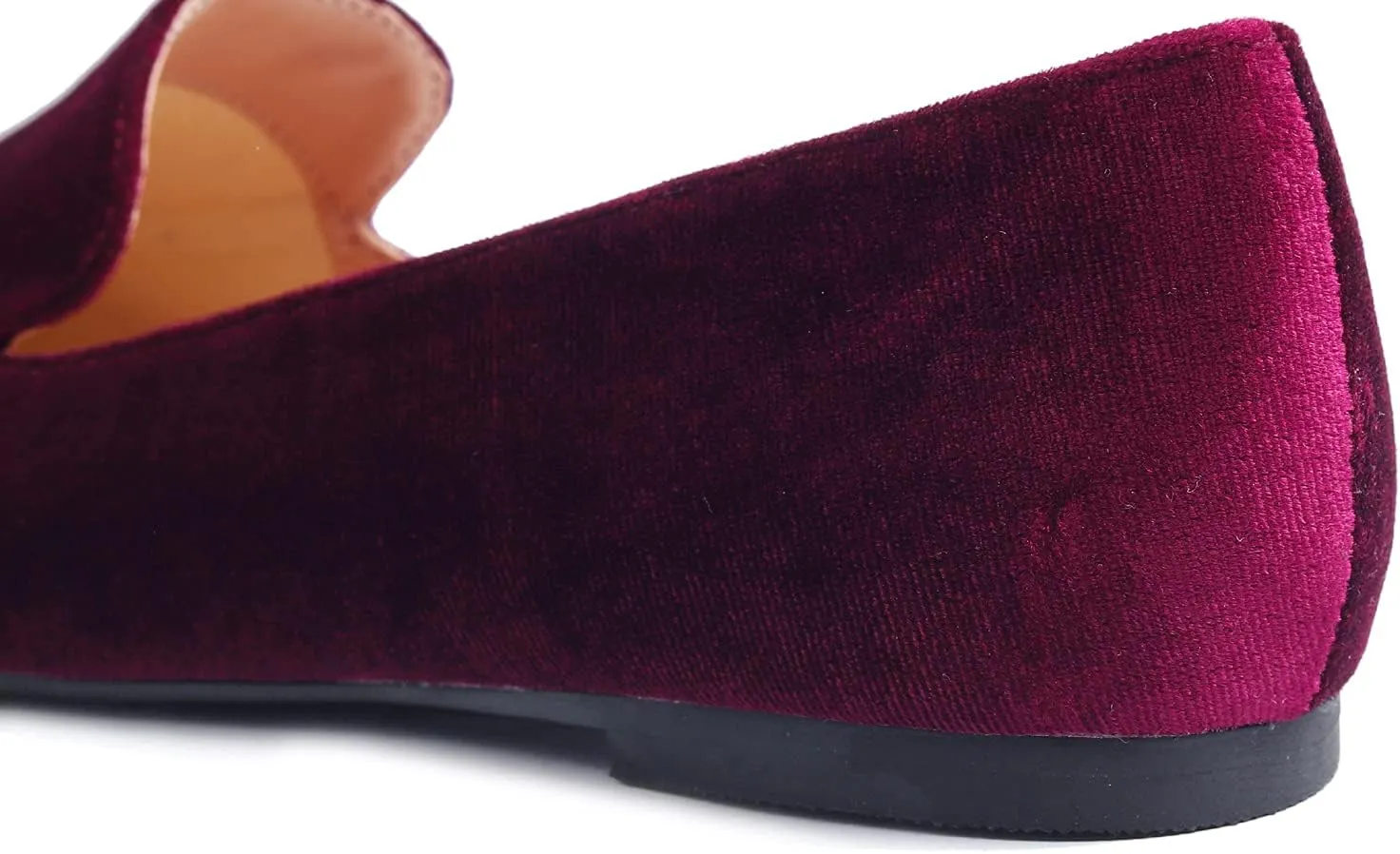 FEVERSOLE Women's Loafer Flat Pointed Fashion Slip On Comfort Driving Office Shoes