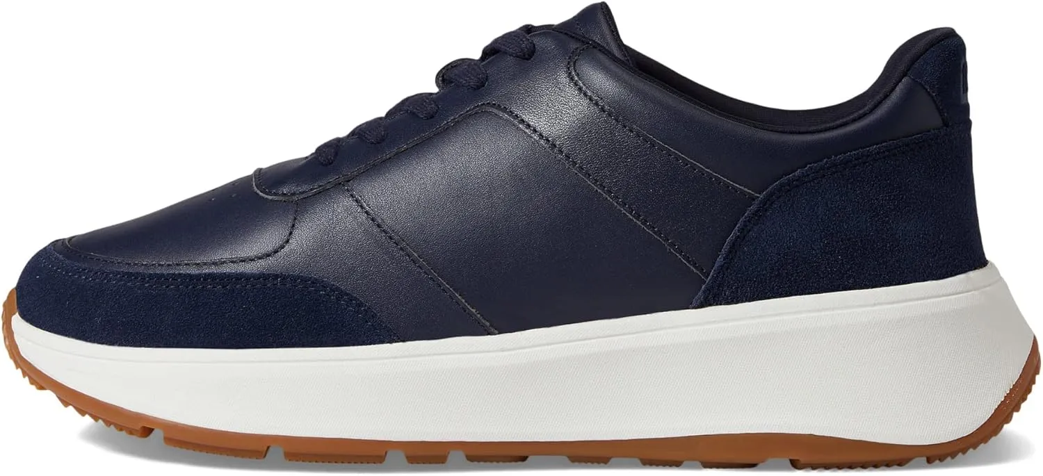 FitFlop Women's F-Mode Leather/Suede Flatform Sneakers