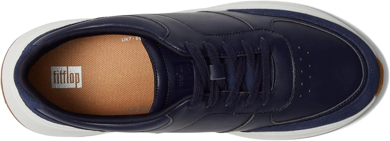 FitFlop Women's F-Mode Leather/Suede Flatform Sneakers