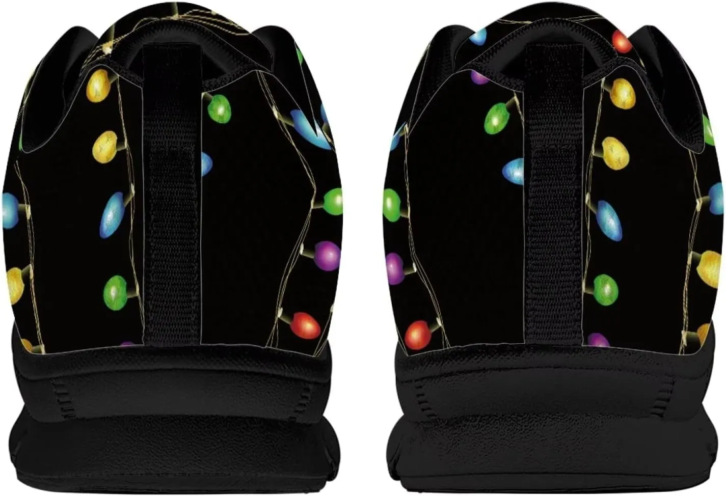 FKELYI Christmas Running Shoes for Women Athletic Tennis Sneakers Breathable Walking Flats