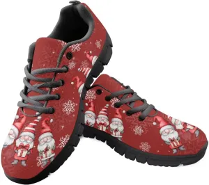 FKELYI Christmas Running Shoes for Women Athletic Tennis Sneakers Breathable Walking Flats