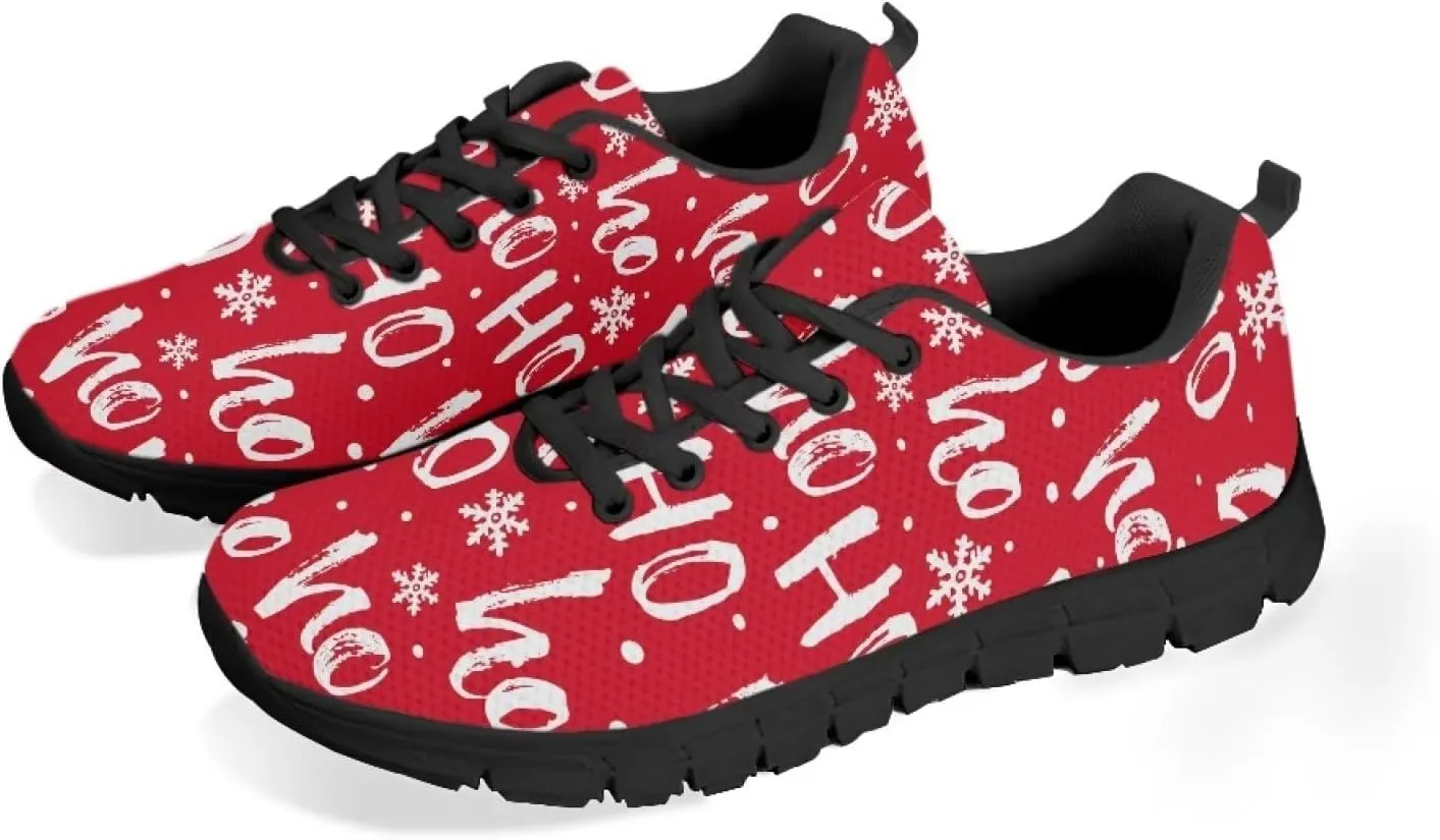 FKELYI Halloween Print Women Shoes Athletic Trainers Sneakers Sports Running Shoes Lace-up Walking Flats