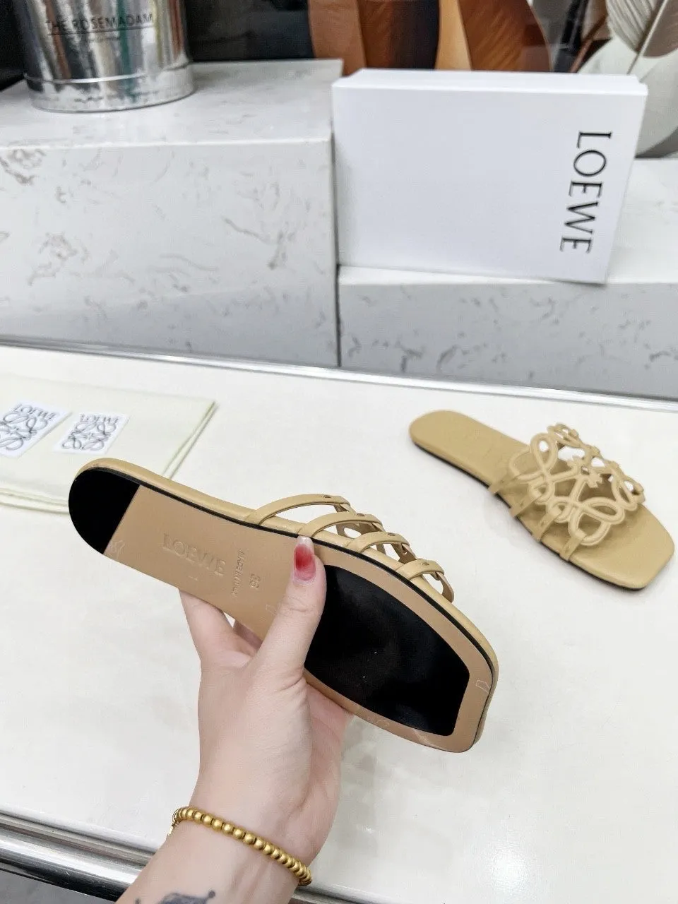 Flat Gate Anniversary sale Wholesale deals Mule Loewe