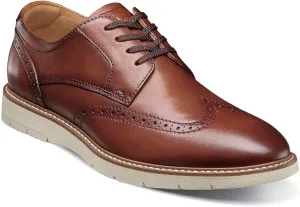 Florsheim Vibe Wingtip Oxford Men's Oxford, 10 D(M) US, Cognac