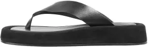 FOWT Women Round Toe Flip Flops Wedge Low Heel Mule Slippers Casual Indoor Outdoor Beach Shoes Size 4-16 US