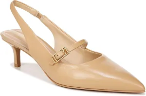 Franco Sarto Women's Khloe Pointed Toe Slingback Kitten Heel Pump