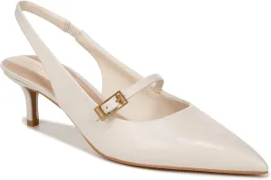 Franco Sarto Women's Khloe Pointed Toe Slingback Kitten Heel Pump