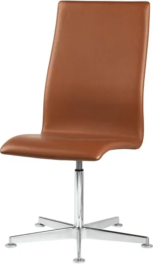 Fritz Hansen Oxford Classic Drejestol, Læder 