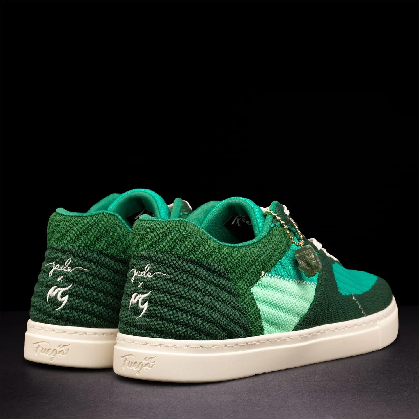 Fuego Sneakers Green Jade Low-top Performance Low-Tops for Dancers