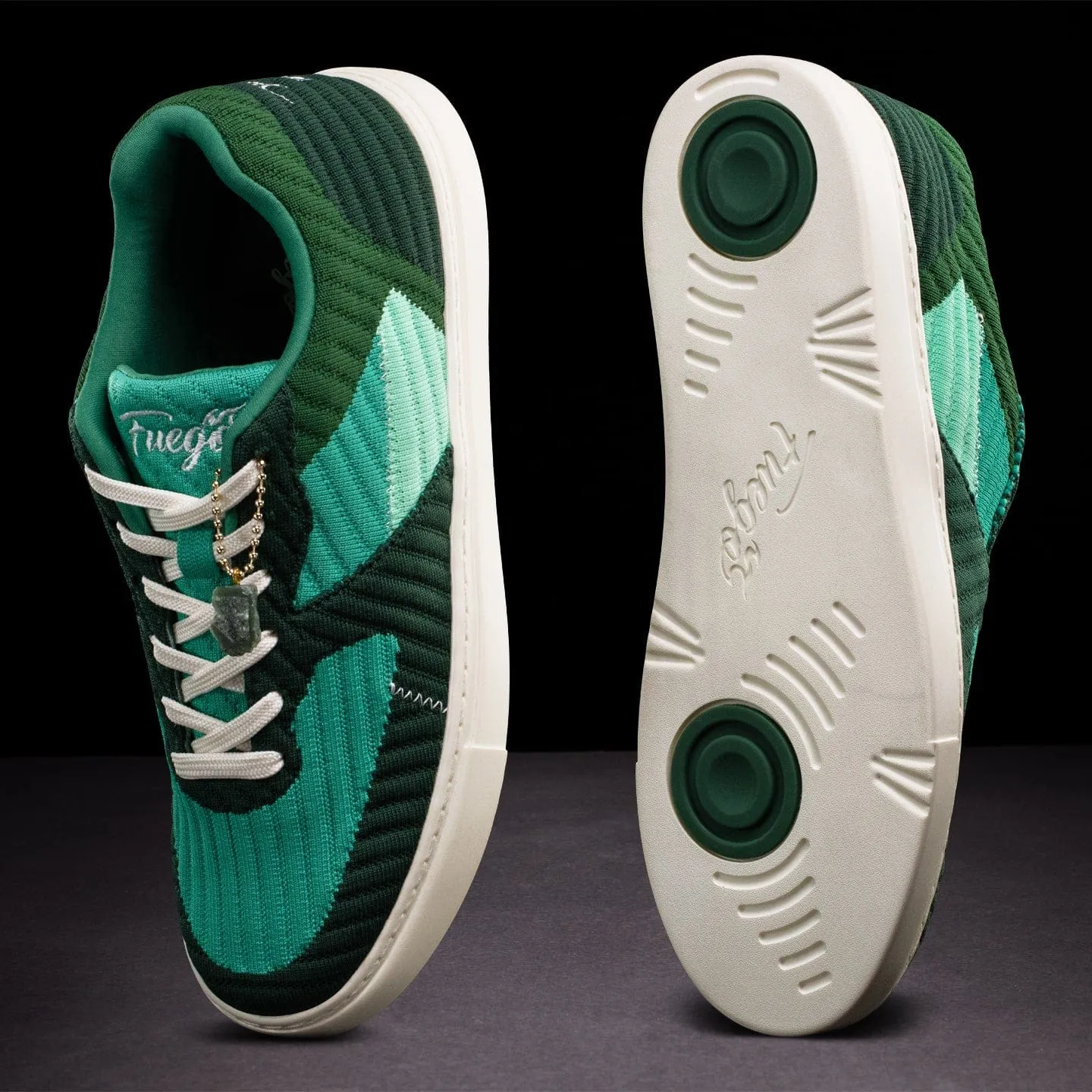 Fuego Sneakers Green Jade Low-top Performance Low-Tops for Dancers