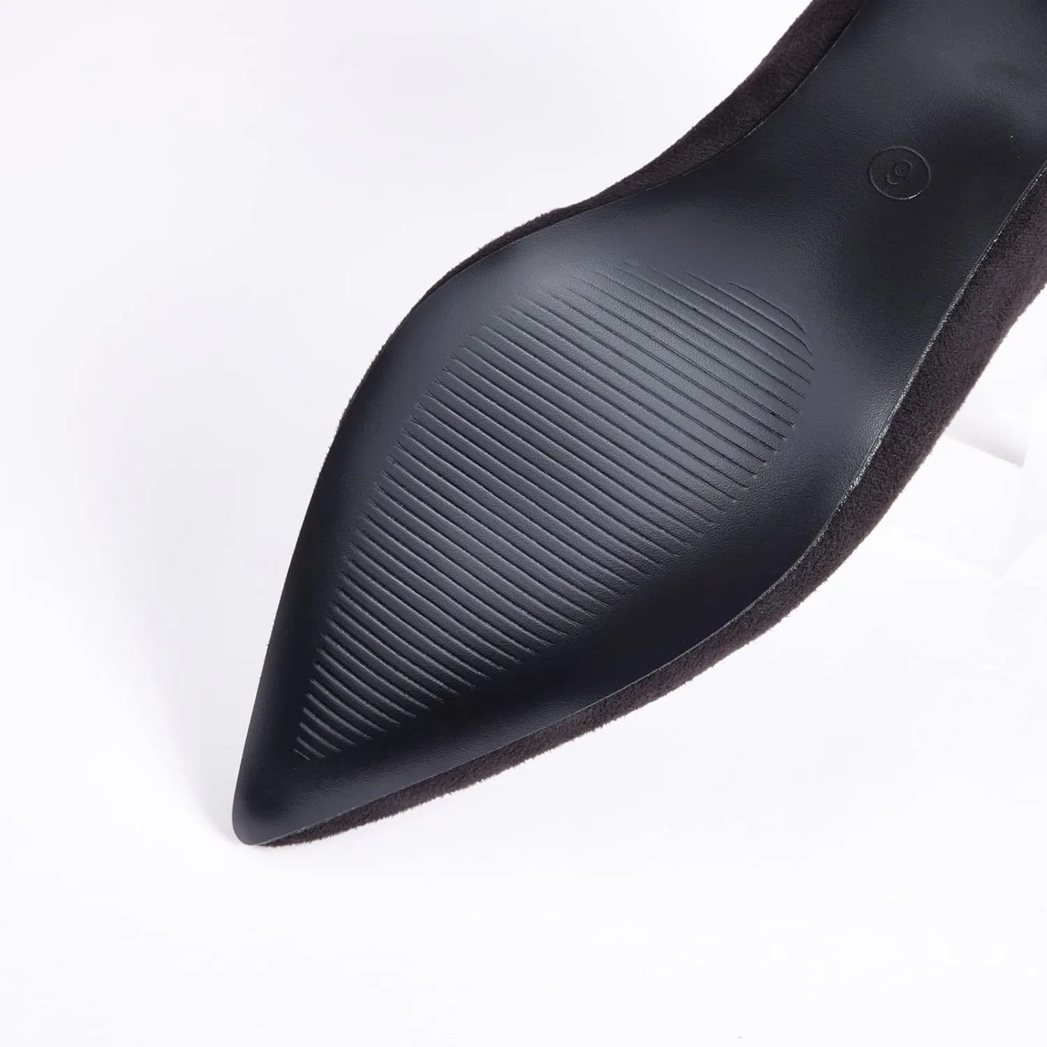 GENSHUO Womens Kitten Heels,Classic 2 Inch Low Heel Pumps Slip On Closed Pointed Toe Pumps Office Work Dress Heeled Pump Shoes