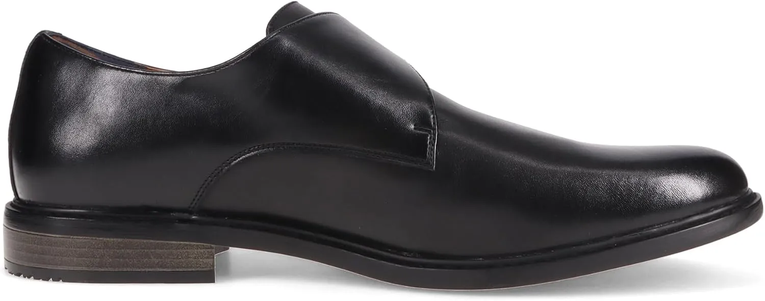 Gunnar and Troy Maverick Mens Dress Shoes Oxford | Single Monk Strap Dress Shoes for Men | Classic Wingtip Oxford Silhouette with Leather Uppers