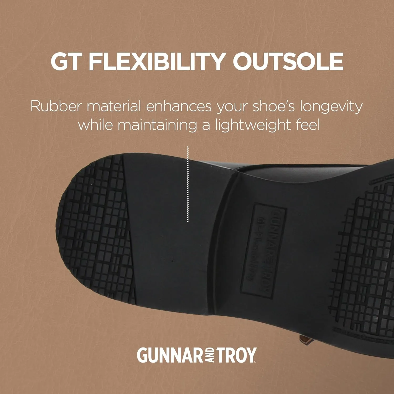 Gunnar and Troy Maverick Mens Dress Shoes Oxford | Single Monk Strap Dress Shoes for Men | Classic Wingtip Oxford Silhouette with Leather Uppers