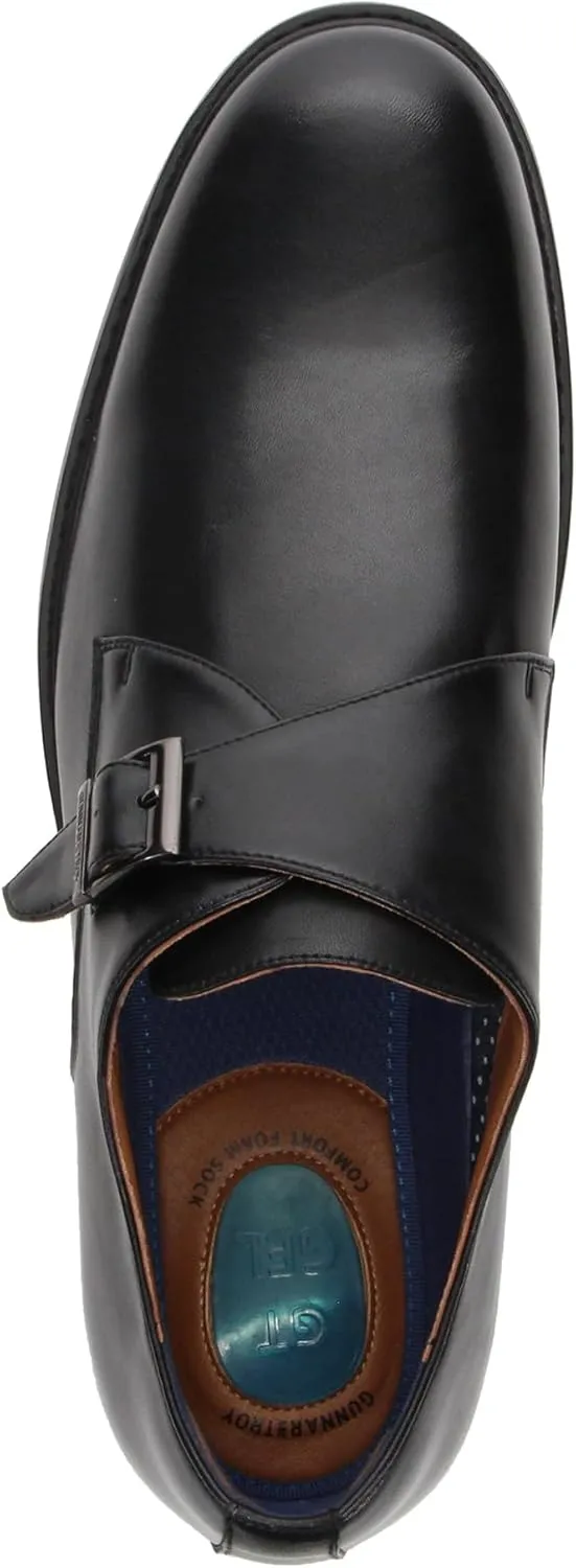 Gunnar and Troy Maverick Mens Dress Shoes Oxford | Single Monk Strap Dress Shoes for Men | Classic Wingtip Oxford Silhouette with Leather Uppers