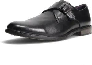 Gunnar and Troy Maverick Mens Dress Shoes Oxford | Single Monk Strap Dress Shoes for Men | Classic Wingtip Oxford Silhouette with Leather Uppers