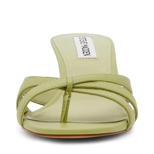 Heeled Cary Sandal, 5.5 Clearance sale Women's Sage Steve Leather, Madden Five-star