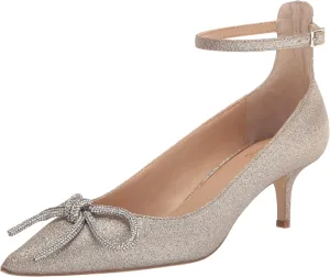 Jewel Badgley Mischka Geranium Kitten Heel Pump