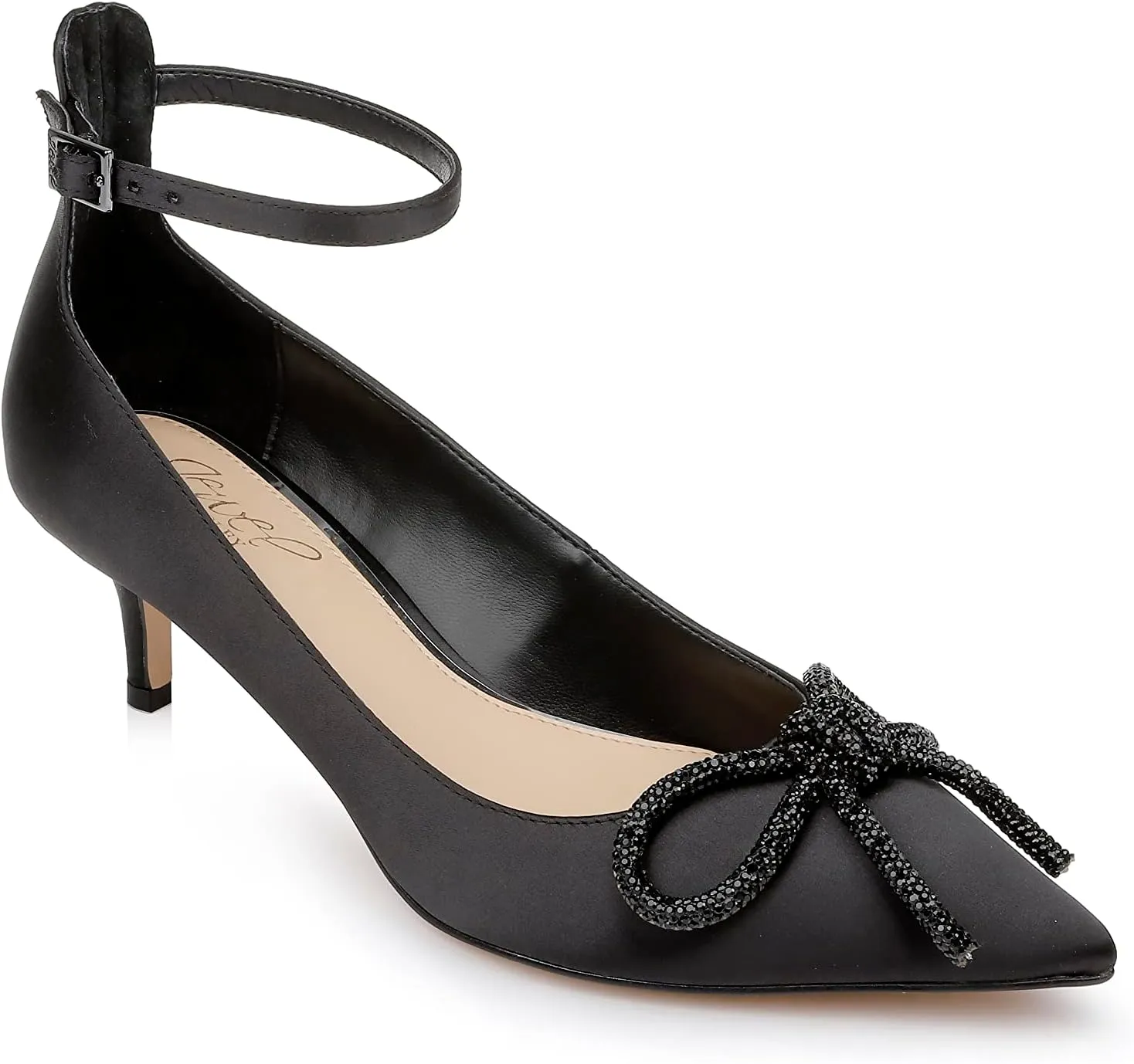 Jewel Badgley Mischka Geranium Kitten Heel Pump