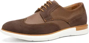 JITAI Men's Casual Oxford Dress Shoes Classic Modern Business Lace-up Wingtip Shoes