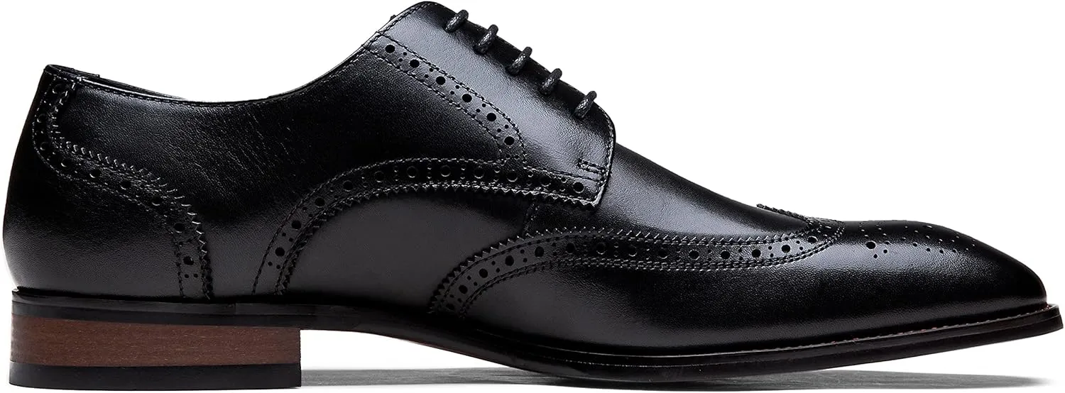 Jousen Men's Dress Shoes Leather Classic Formal Mens Oxfords Retro Derby Oxford