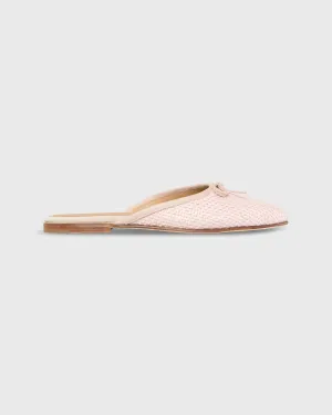 Joy Mule in Blush Coated Basketweave