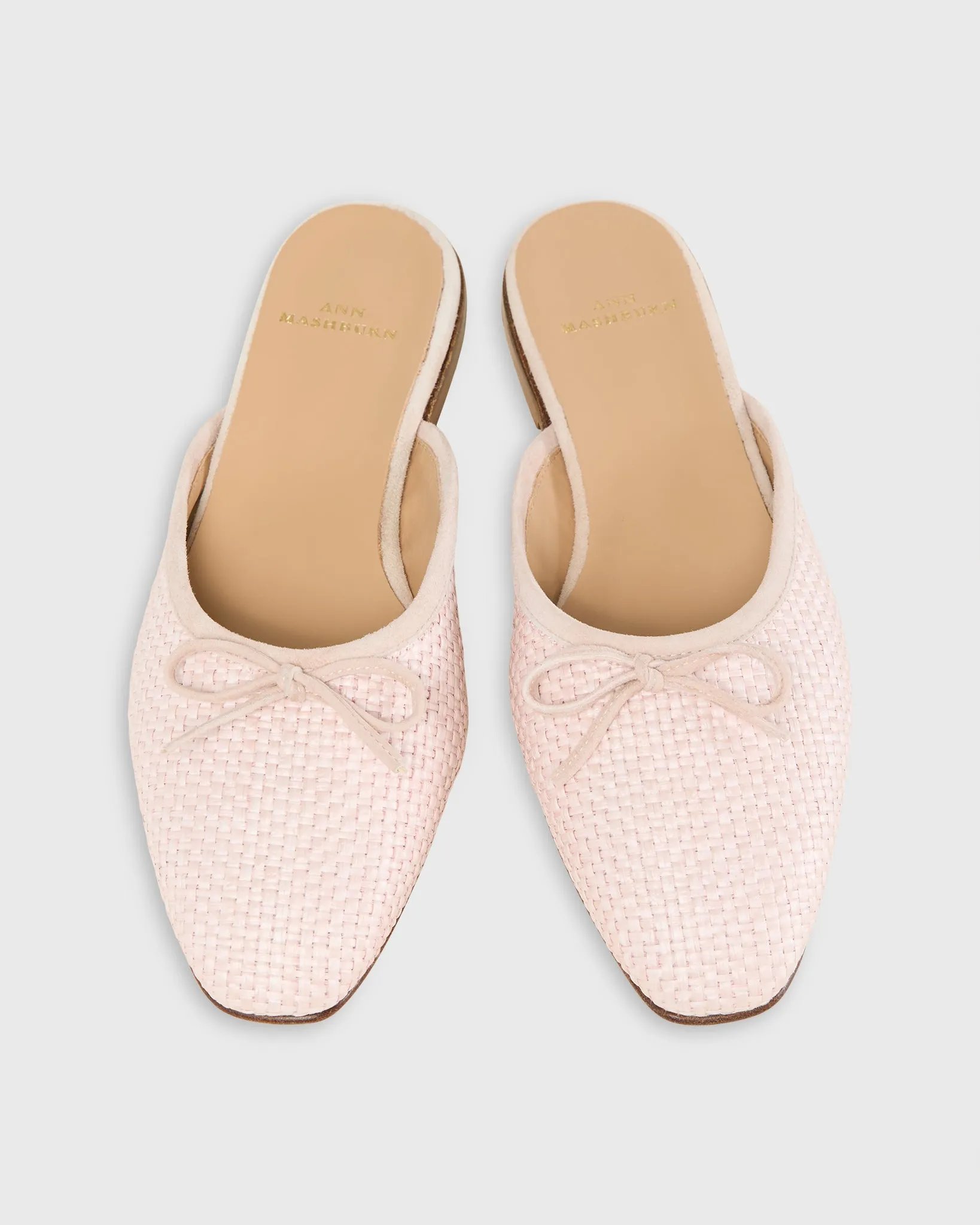Joy Mule in Blush Coated Basketweave